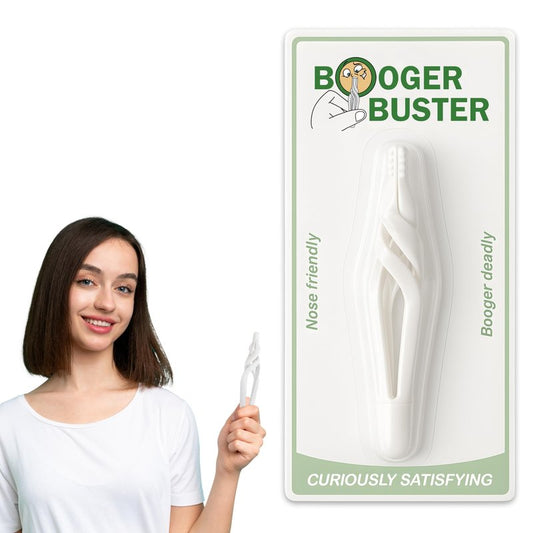 BOOGER BUSTER, Nose Cleaner, Massaging for The Nose, Essential Cleaner, Unique Sensation, Must-Have, White