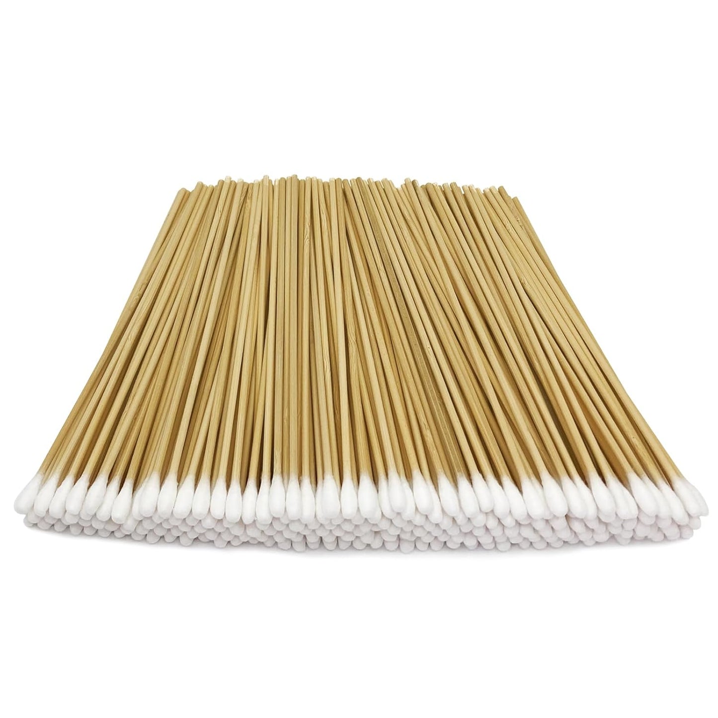 200 PCS Extra Long Cotton Swabs - Precision Cleaning Applicators for Crafts, Electronics, Makeup & Pet Care | 6 Inch Wooden Handles