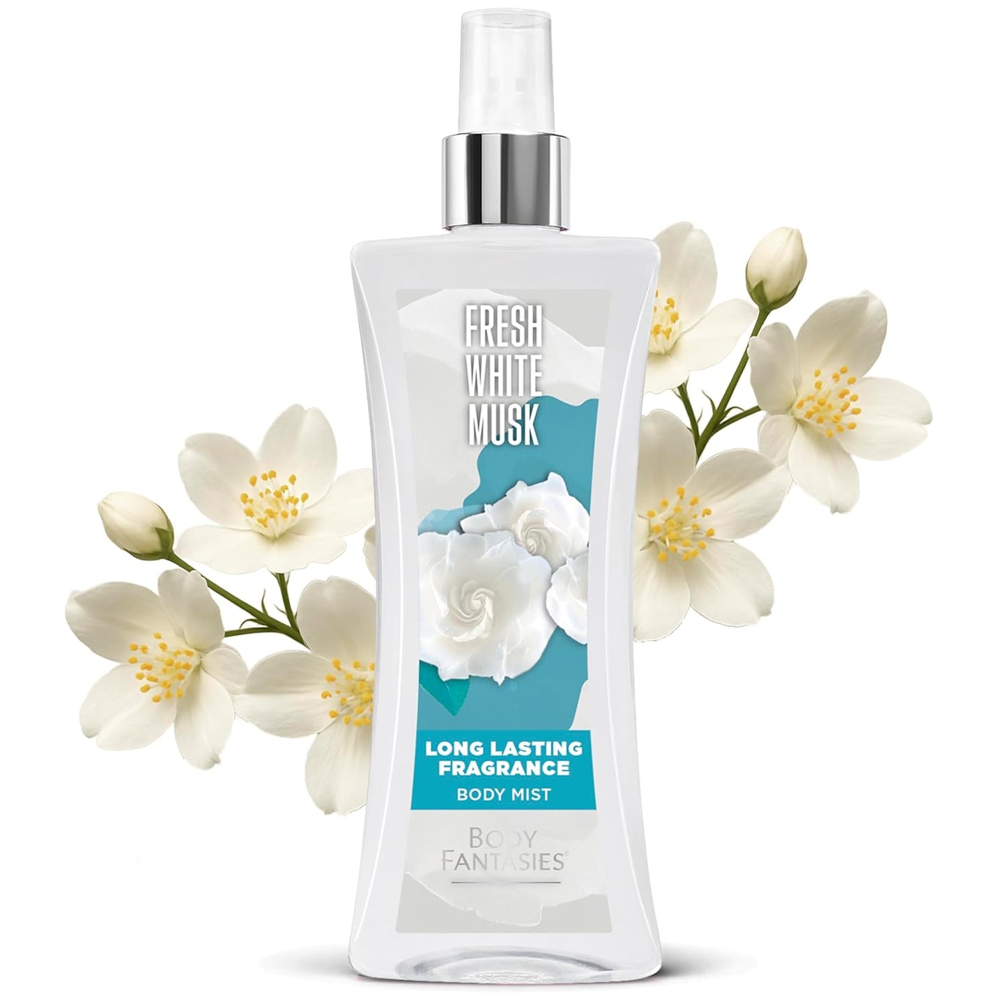 Body Fantasies Fresh White Musk Body Spray - 8 fl oz | Pack of 2