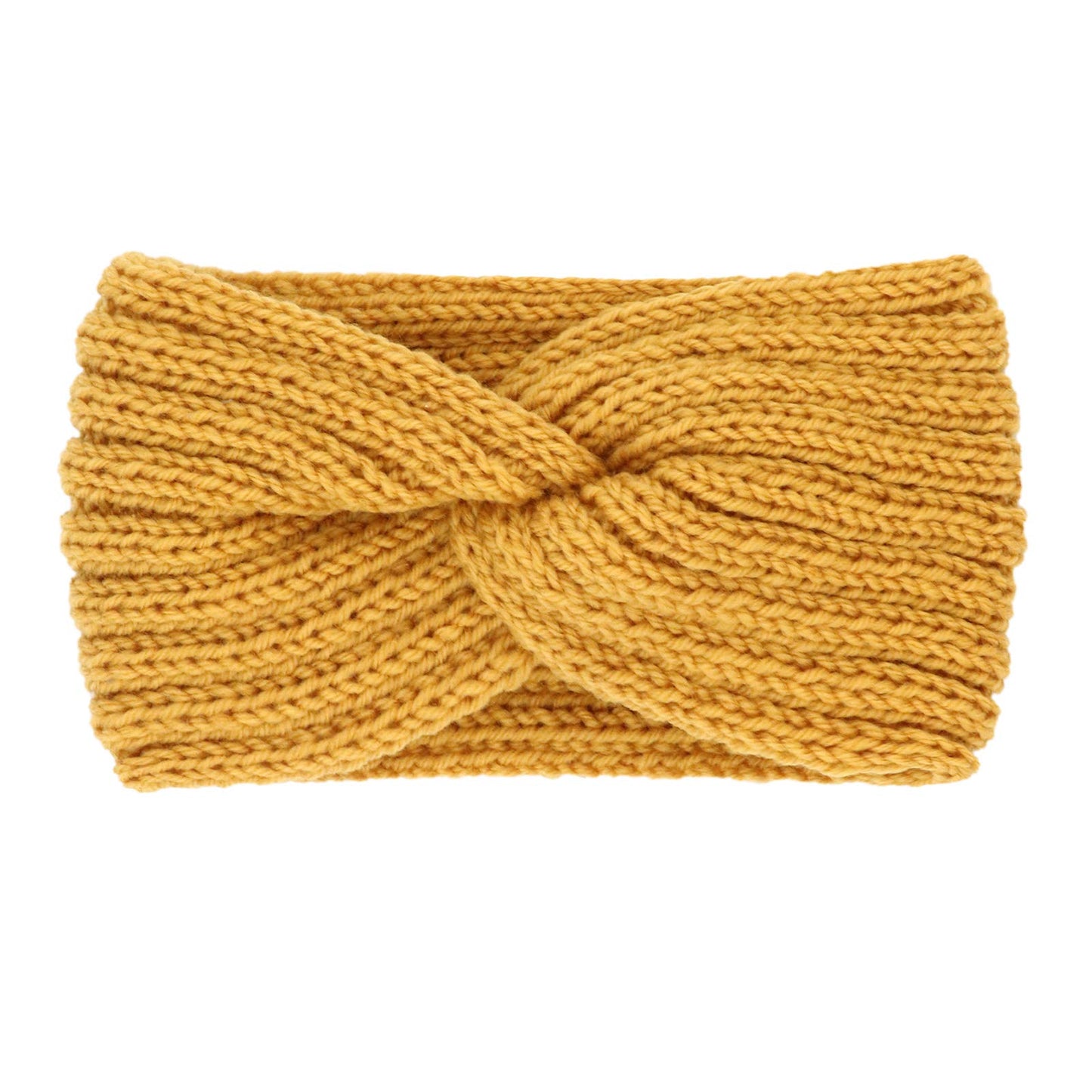 DRESHOW Crochet Ear Warmer Headband Soft Knit Turban Stretch Headbands Warmer for Women Winter 6 Pack