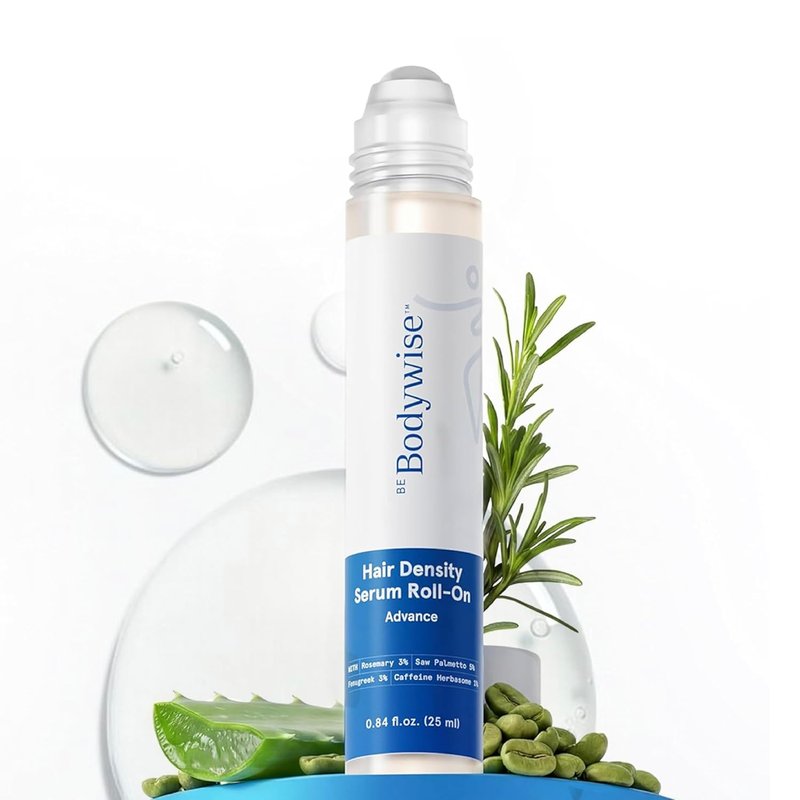 Hair Growth Serum Roll-On - 5% Saw Palmetto & 3% Rosemary Oil | Hair Regrowth for Men & Women - 25ml