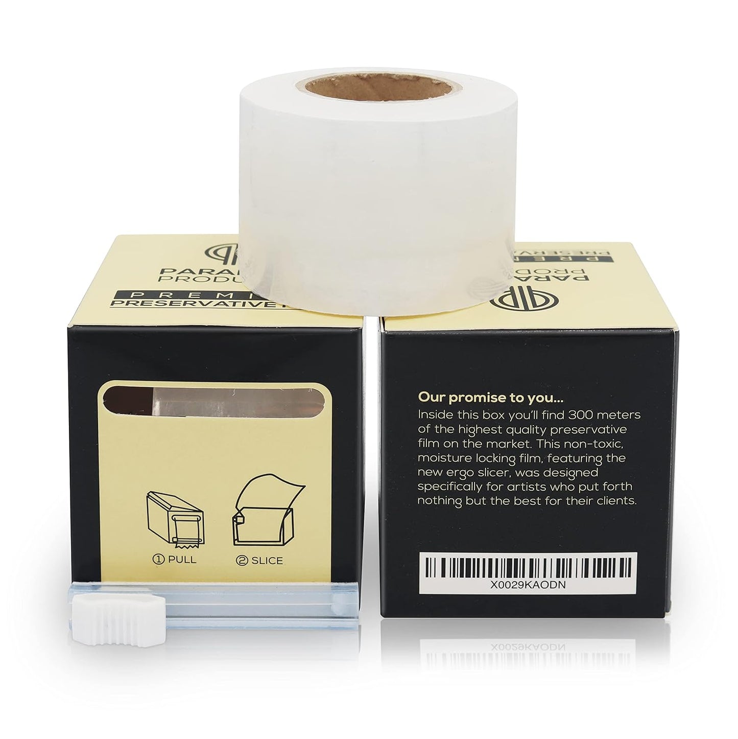 Premium Preservative Film - Plastic Wrap for Brow & Lash PMU | BPA-Free, 300m, 2-Pack