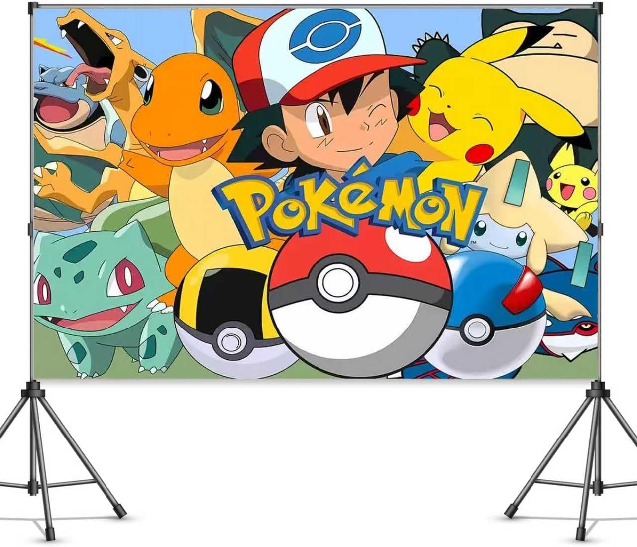 Anime Birthday Party Decorations - Happy Birthday Banner Backdrop | Festive Party Supplies for All Ages