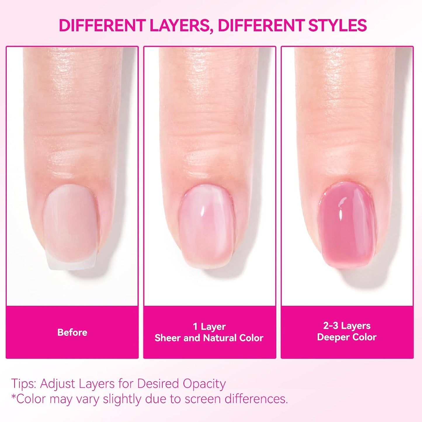 Nail Repair - 8 in 1 Dusty Rose Nail Hardener & Strengthener | Protein Ridge Filler for Weak Nails, 15ml