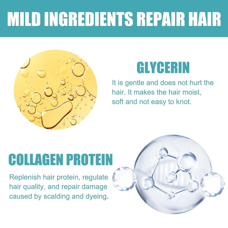 Protein Hair Straightening Cream - Silk & Gloss Formula for Curly Hair | 2-Pack