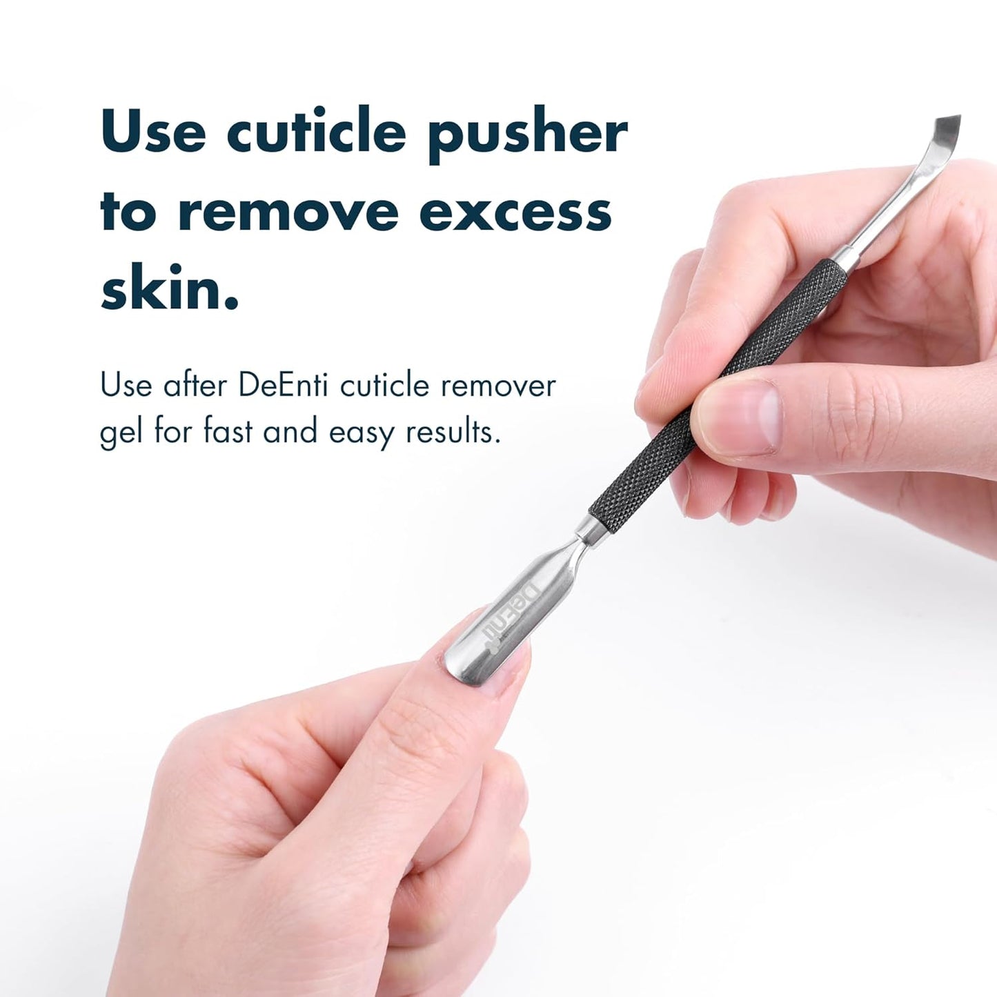 Cuticle Care Kit - Citrus Scented Cuticle Remover, Nourishing Cuticle Oil & Metal Pusher Tool | Salon-Grade Nail Care Essentials