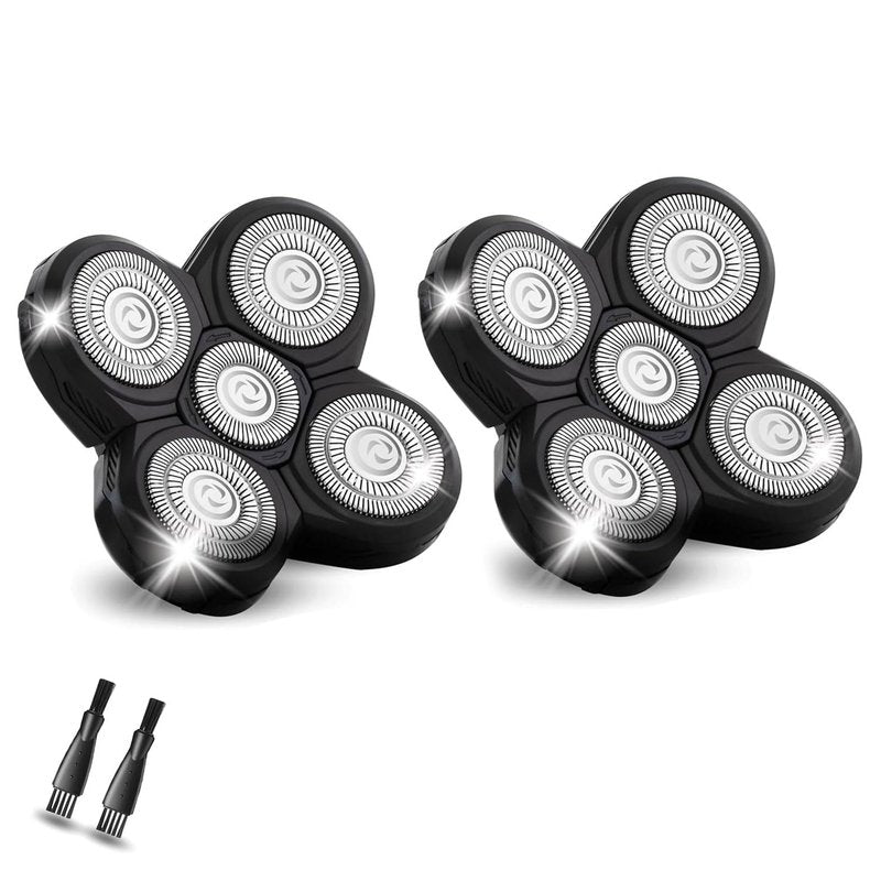 2 Pack Shaver Replacement Blades Compatible with Freedom Head Shaver,Head and Face Electric Razor Head