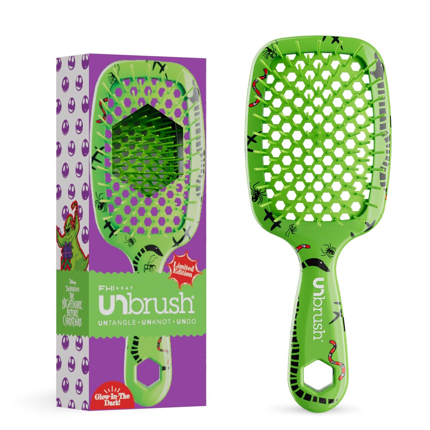 FHI Heat UNbrush - Nightmare Before Christmas Jack Styling Tool | Sleek Design & Easy Use
