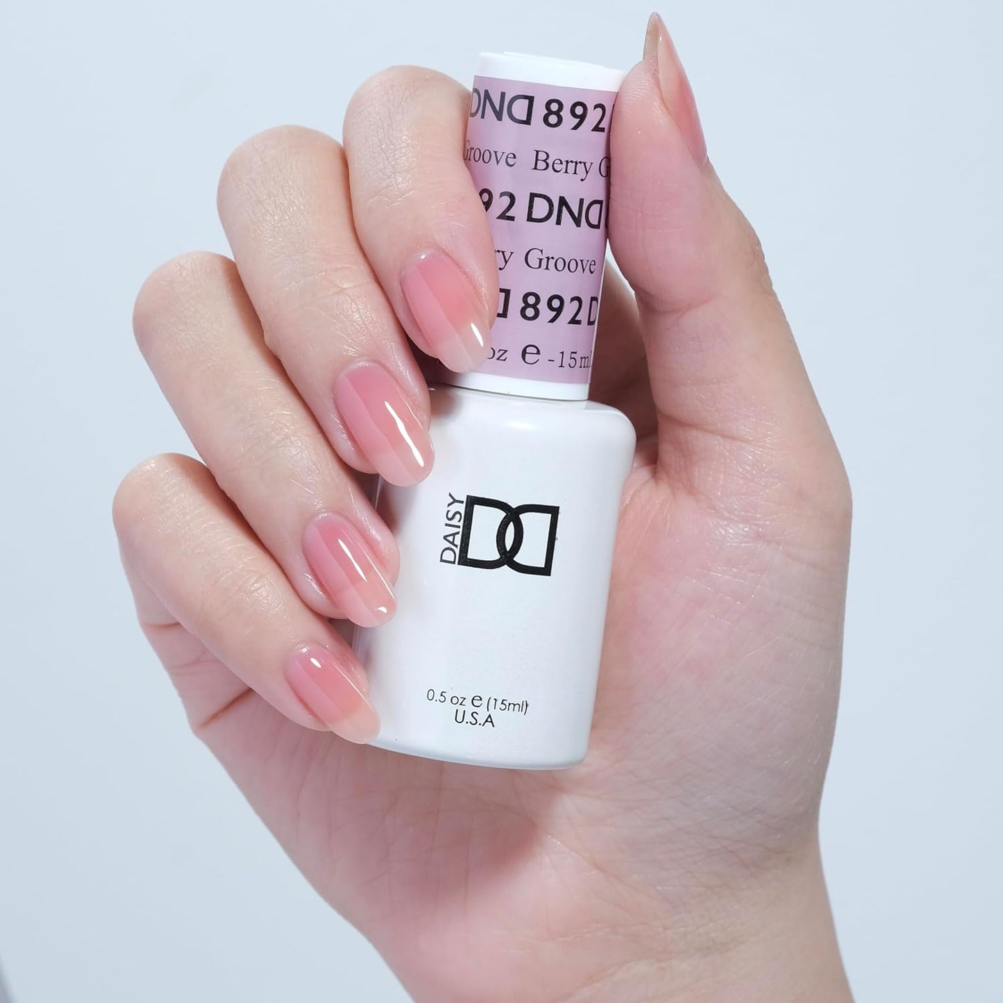 DND Gel Polish Set - Sheer Collection UV/LED Nail Polish Duo | Chip-Free, 0.5 Fl Oz Each