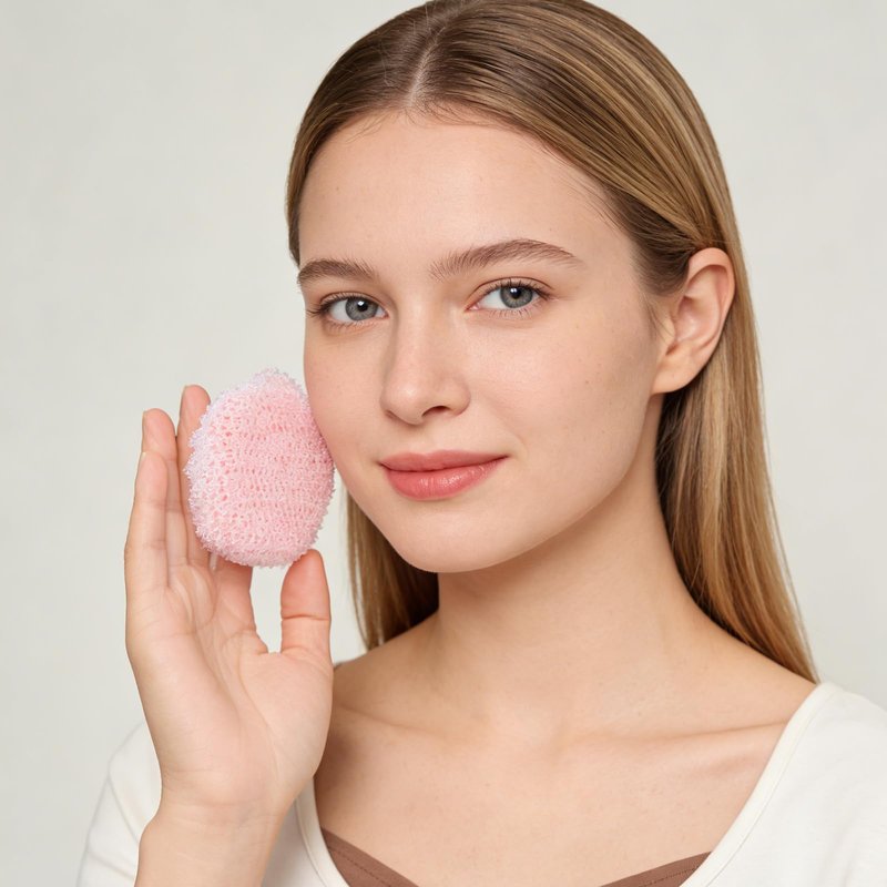 RamPula Face Scrubber & African Net, Silicone Exfoliating Brush for Men Women, Facial Cleansing Brush, Manual Waterproof Cleansing Skin Care, Blackhead Removing Pore Cleansing Massaging Face Brushes