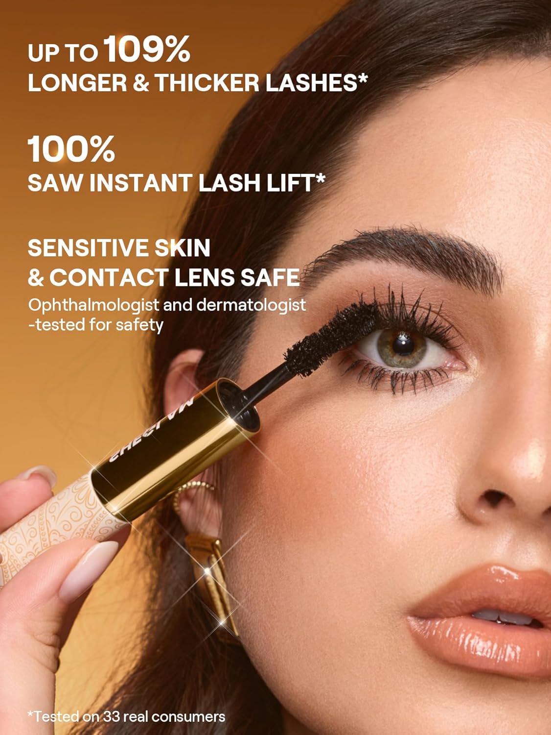 All-In-One 24K Multi-Effect Volume Mascara - Long-Lasting Definition & Rich Color