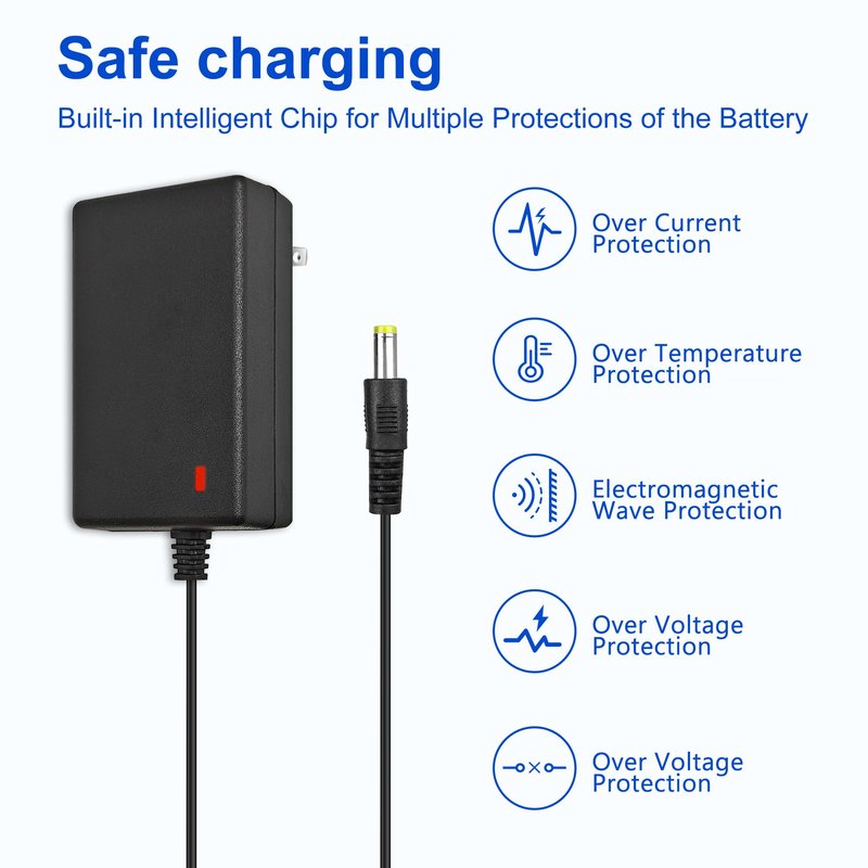 GnoTis 15V Charger for Theragun Mini, Theragun Prime, Fusion Massage Gun Therabody Percussion Massager Travel Adapter, Power Cord Small Massager Charging Cable Professional Massage Gun Accessory