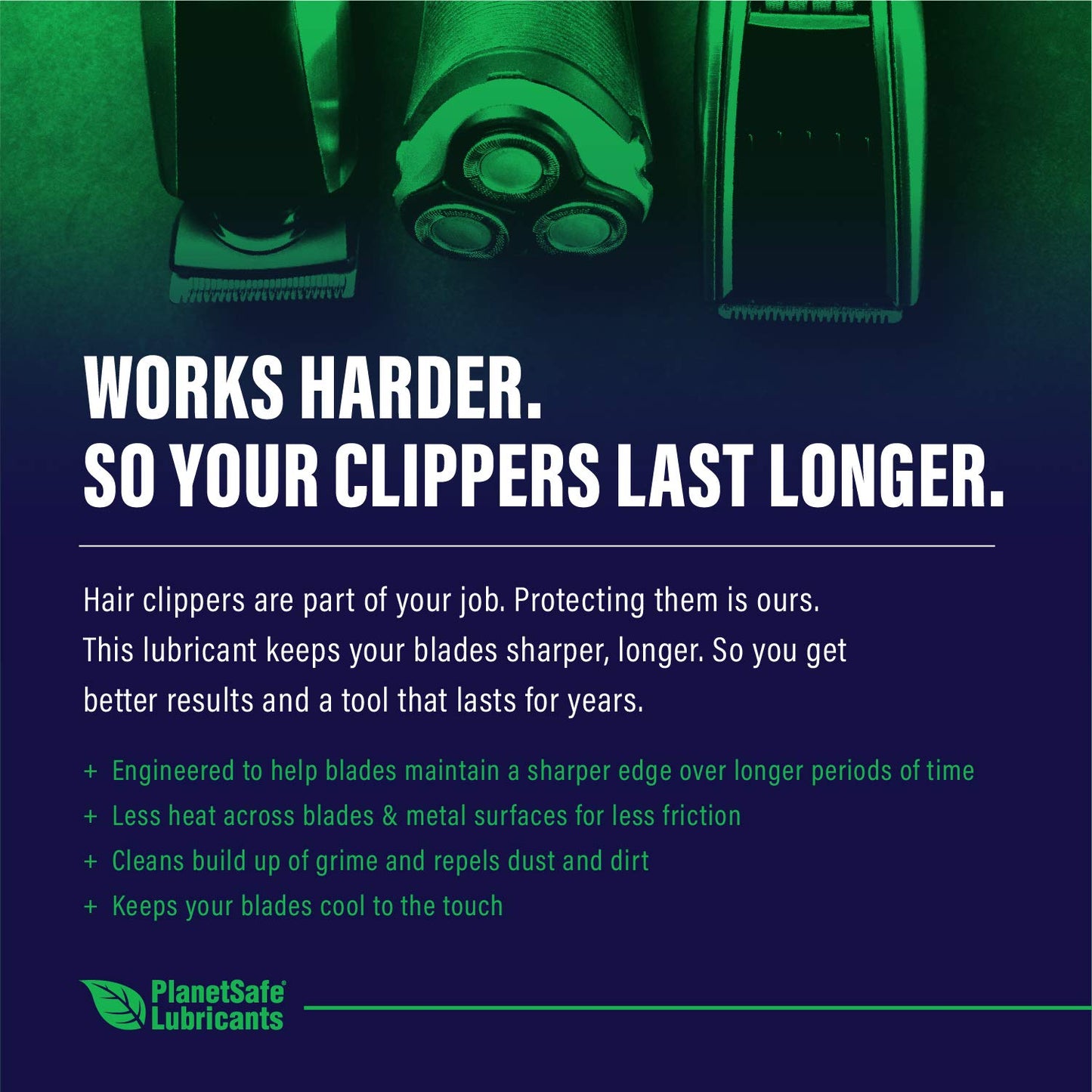 PlanetSafe Lubricants Hair Clipper Oil - 1oz - Spray Lubricant for Hair Clippers & Electric Shaver Prevents Overheating - Odorless, Non-Toxic, Pet & Human Safe - Barber Accessories - Made in The USA!