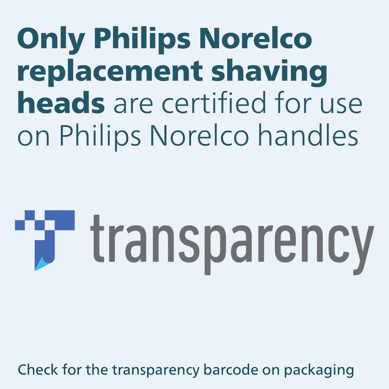 Philips Norelco Genuine SH71/52 Shaving Heads Compatible with Norelco Shaver Series 5000 Angular and 7000, Latest Version for Refreshed RQ12/70, RQ12/60, SH60/70, and SH70/70