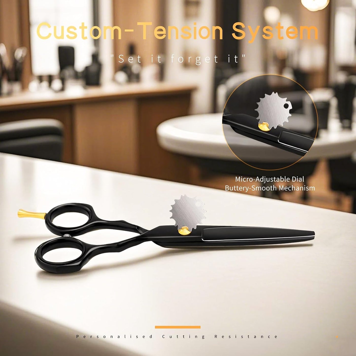 Purple Dragon Hair Cutting Scissors Set - 5.5 Inch Barber Shears with Razor & Leather Case | Thinning & Texturizing Tools for Professionals or Home Use