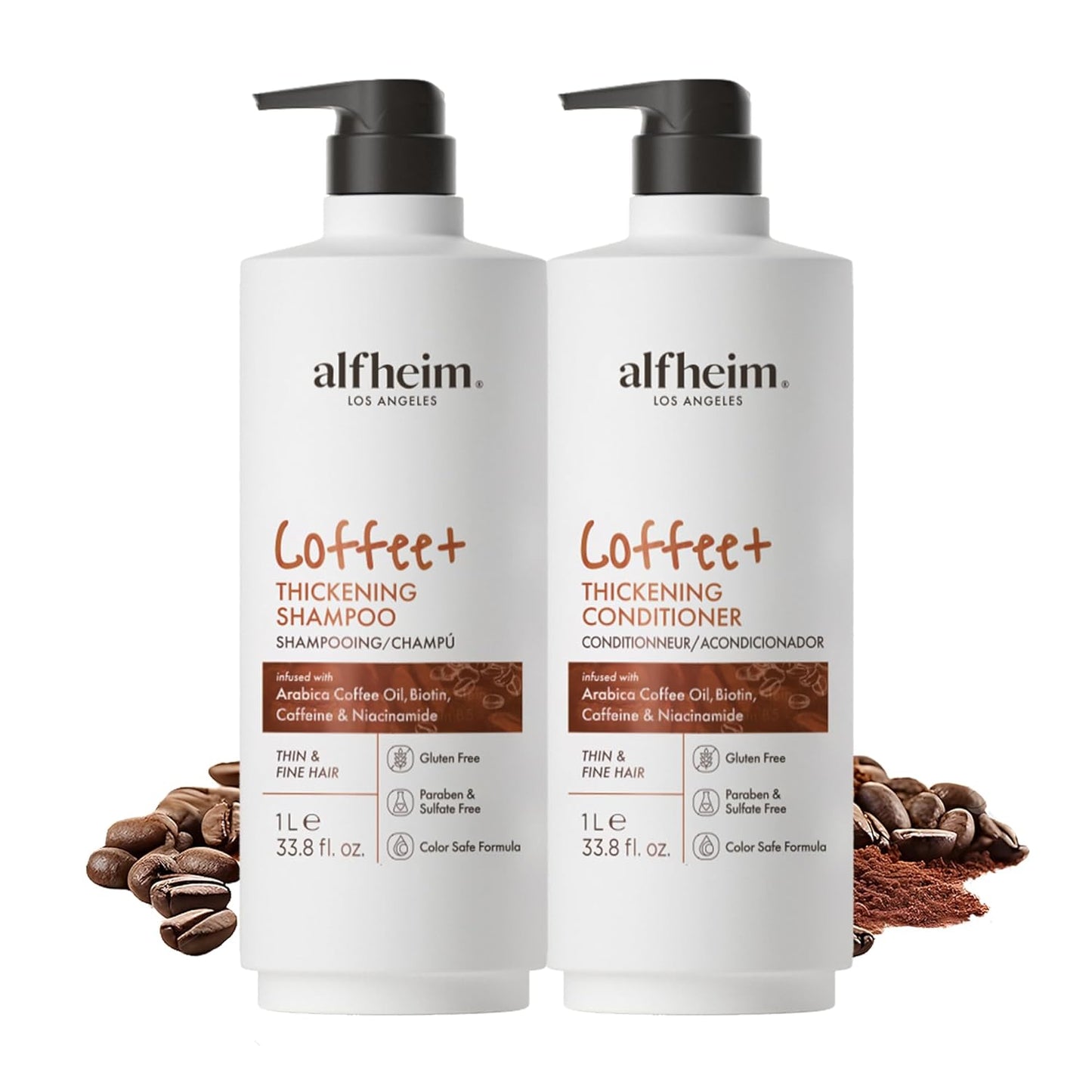 Rosemary+ Purifying Shampoo & Conditioner Set - Balancing Care for Oily & Fine Hair | 18 oz x2