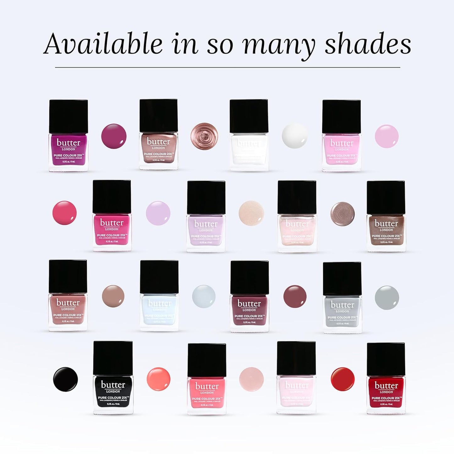 Butter LONDON Nail Lacquer - Fast-Drying, Long-Lasting Gel Finish | Vegan & Cruelty-Free, Afters Color