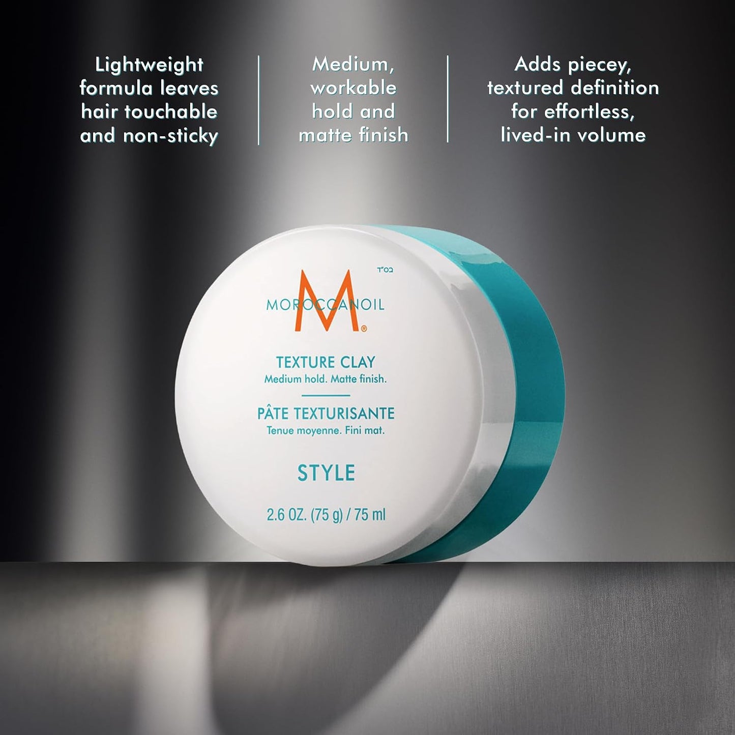 Moroccanoil Texture Clay - Strong Hold Styling Clay for Textured Hair