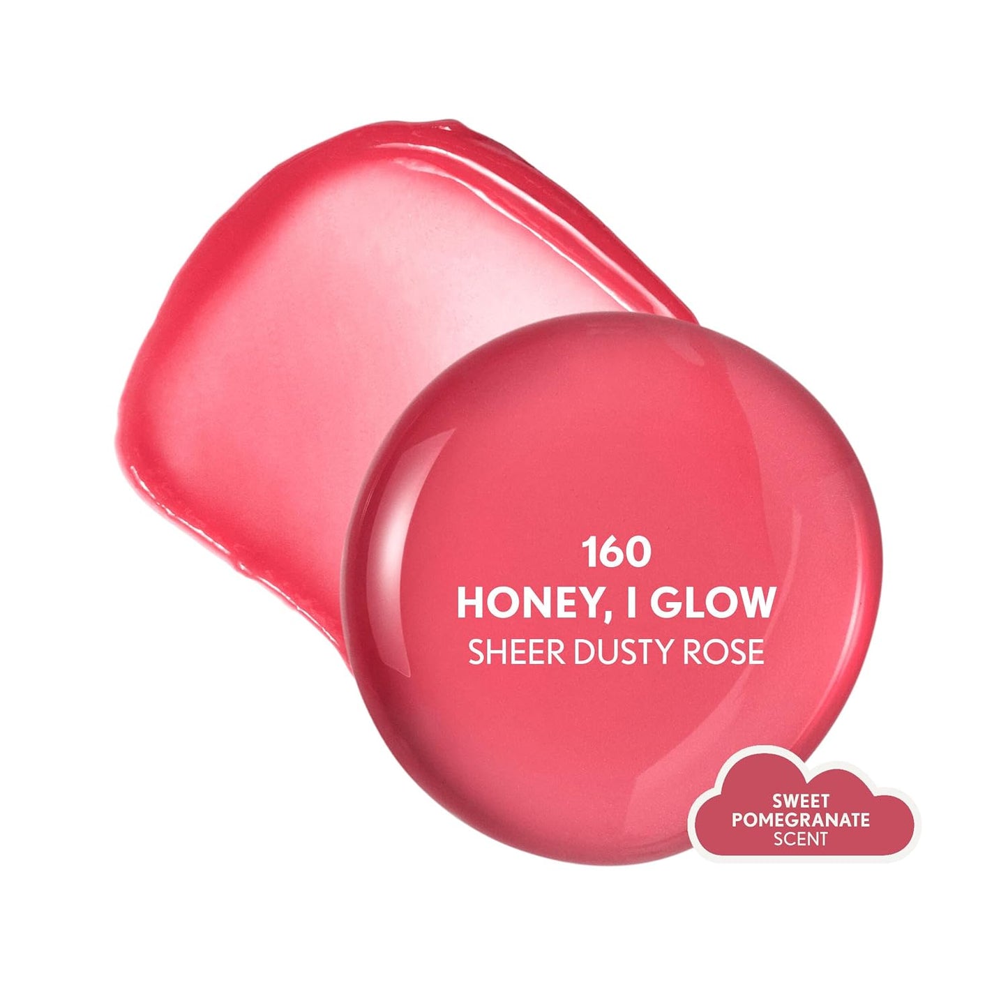 COVERGIRL Clean Fresh Yummy Big Oil Stick - Flavored Lip Oil, Dewy Finish | 160 Honey, I Glow (Sheer Dusty Rose)