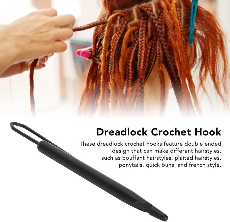 Dreadlock Crochet Hook Set - Dual End Interlocking Tool for Sisterlocks | Lightweight Hair Knitting & Braiding Tools