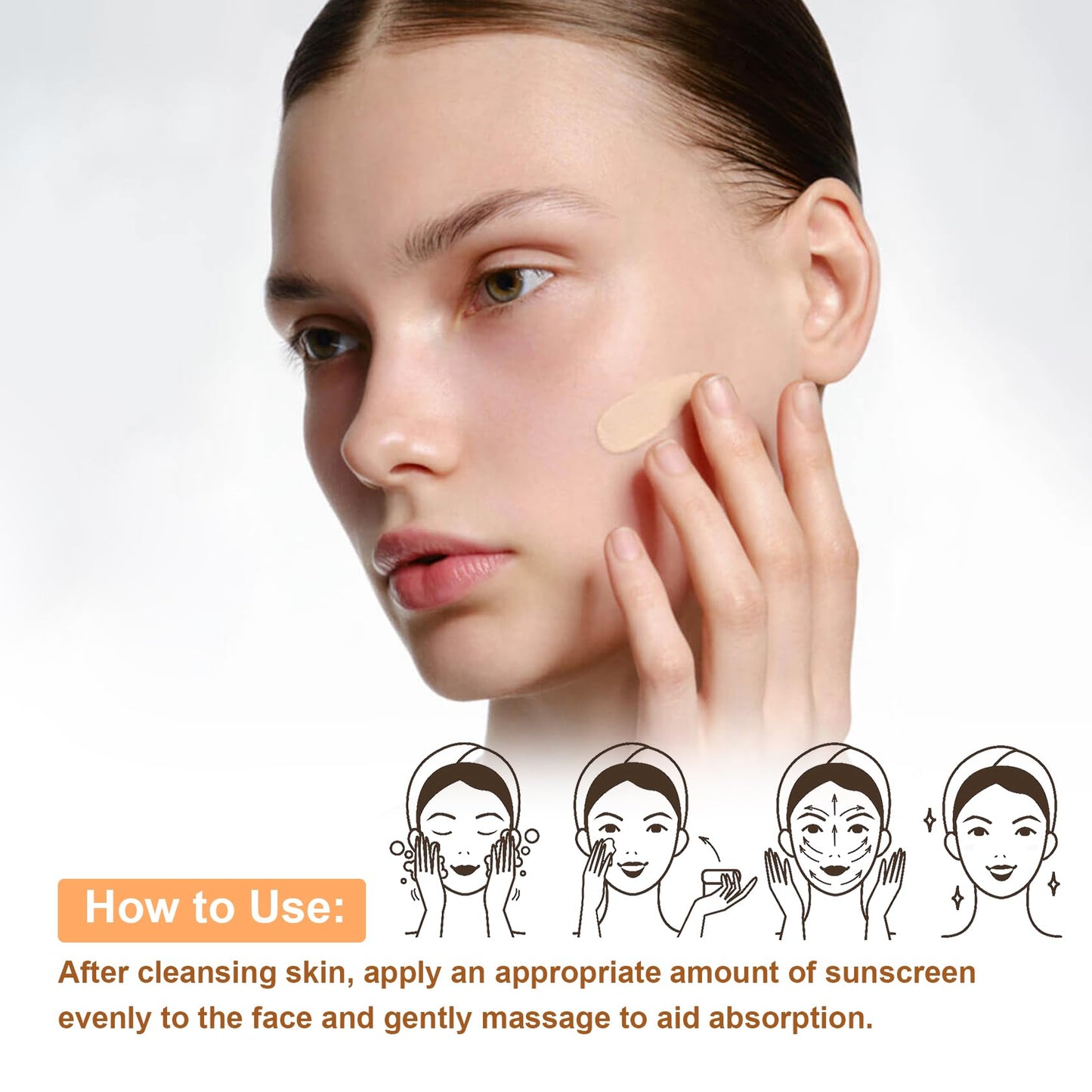 Tinted Sunscreen for Face SPF 60,Moisturizing Facial Mineral Sunscreen and Primer 2-IN-1,Body Sunblock,Hydrating Sunblock,Lightweight Tinted Moisturizer with SPF for All Skin 01