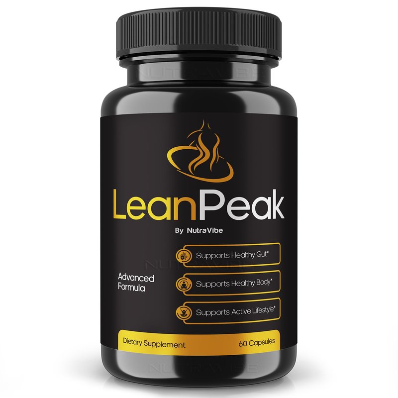 NutraVibe LeanPeak Capsules – Daily Balance Supplement for Energy & Active Lifestyle, Natural Ingredients for Healthy Body Shape & Digestion, Easy-to-Swallow Capsule, Non-Habit Forming (60 Capsules)