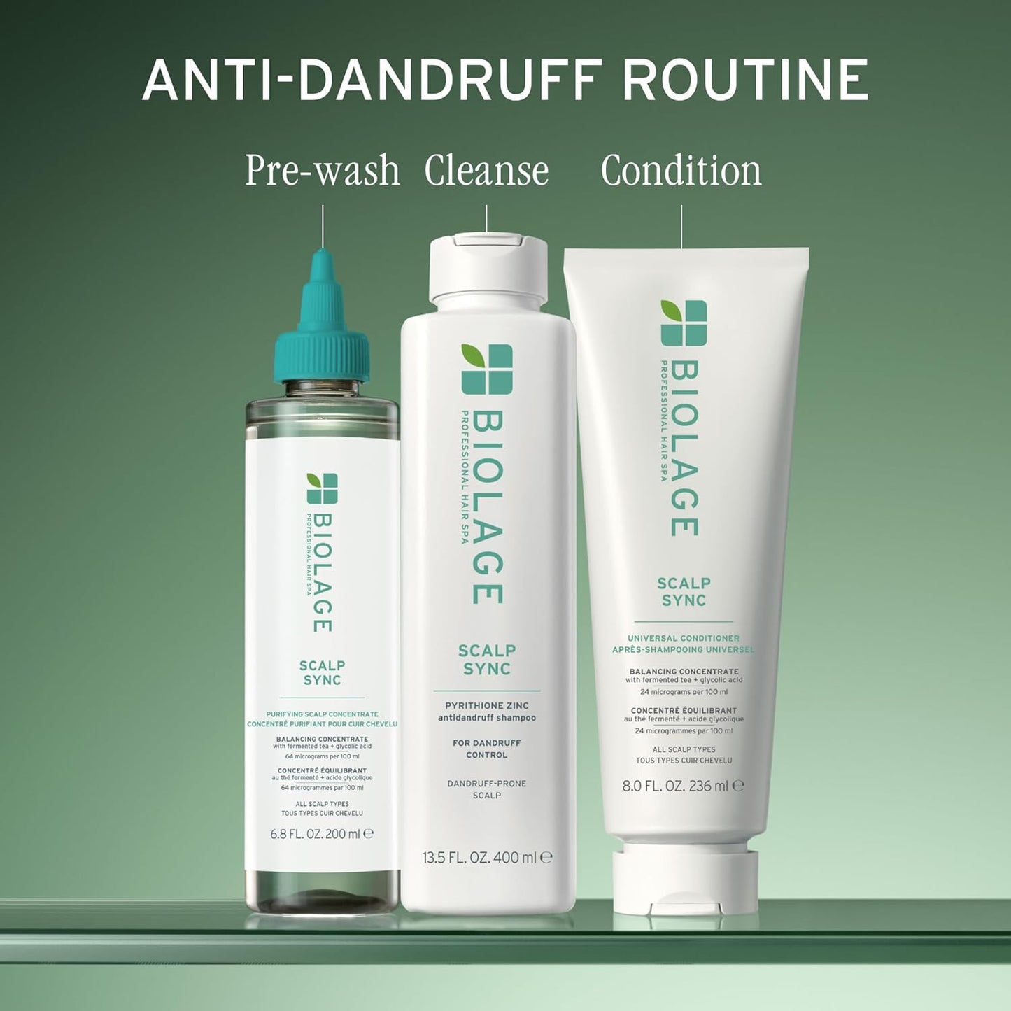 Biolage Scalp Sync Anti-Dandruff Shampoo - Moisturizing Relief for Itchy Scalp | Vegan & Cruelty-Free