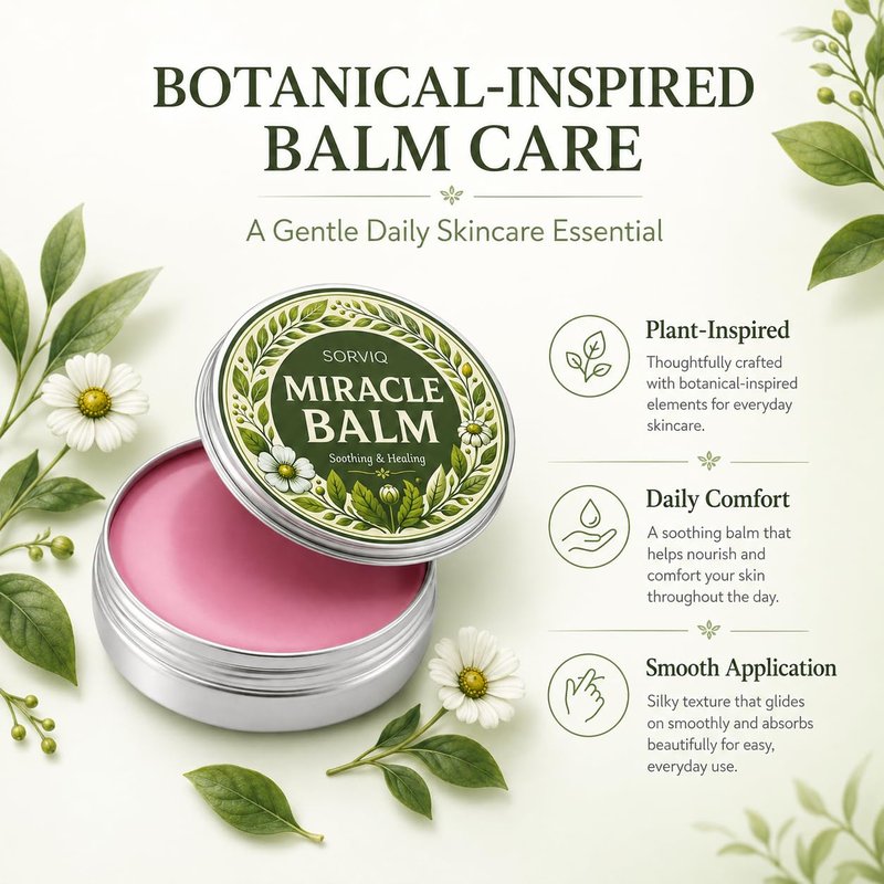 Miracle Balm - Multi-Use Moisturizing Balm for Dry Skin Relief | 2 oz