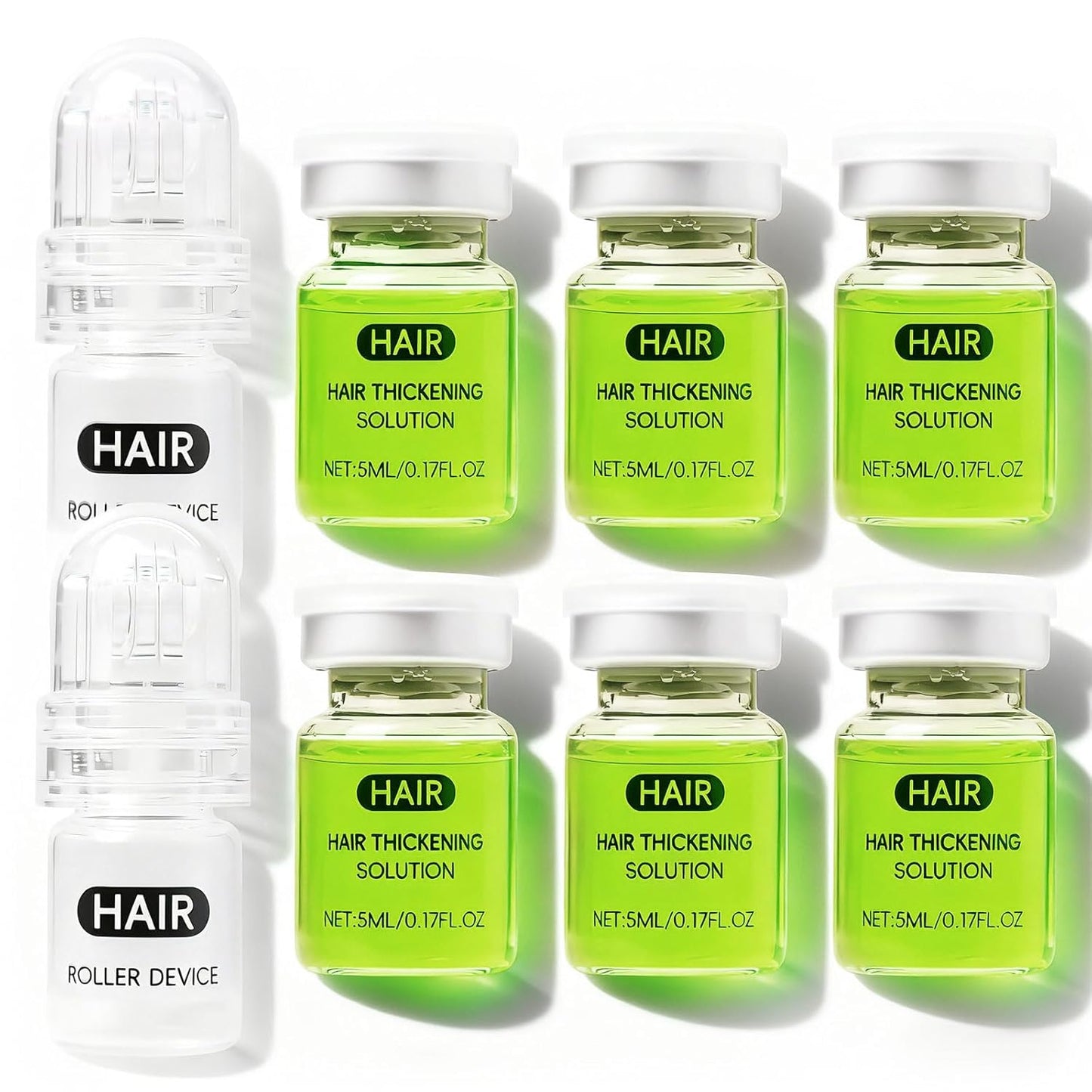 Hair Growth System - Advanced Treatment for Men & Women | Ginseng, Peppermint & Ginger for Thicker, Healthier Hair