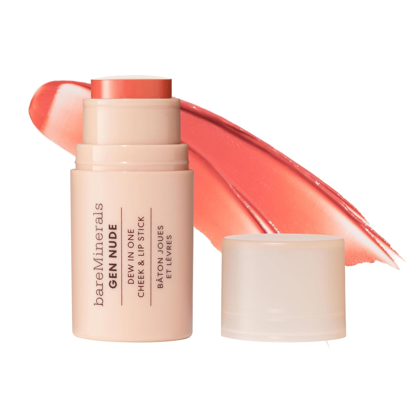 bareMinerals GEN NUDE Multi-Use Cream Balm - Hydrating Cheek & Lip Stick | Travel-Friendly, Buildable Color