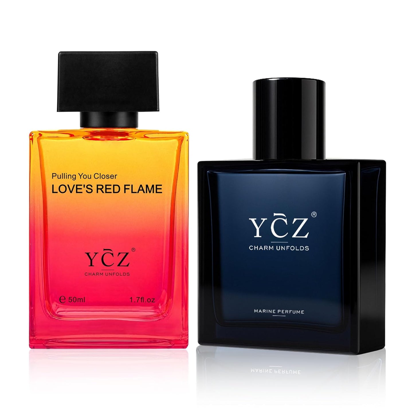 Ycz Cologne for Men - 3-Piece Gift Set with Ocean, Sky & Club Fragrances | 50ml Each, Woody Fresh Citrus Scent