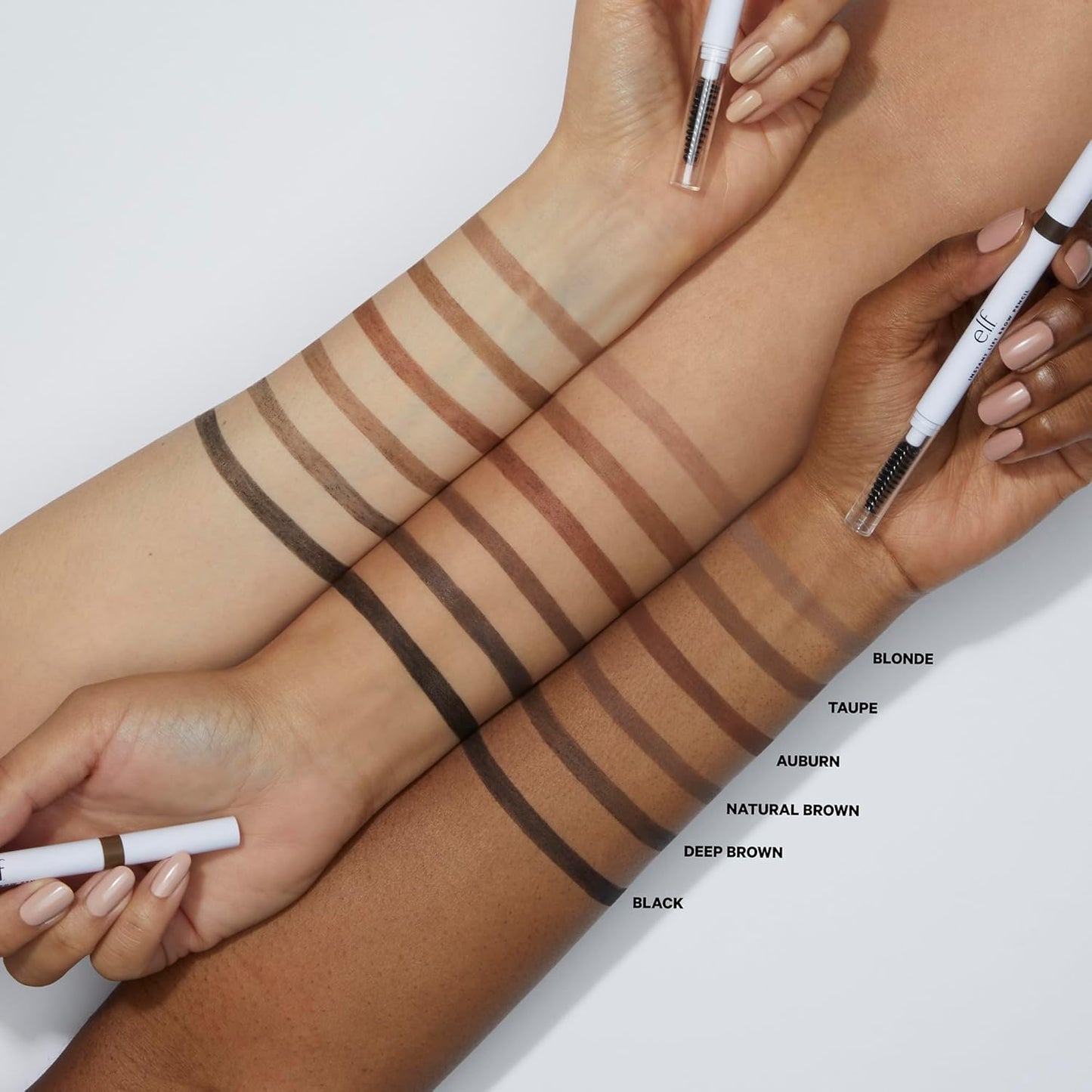 e.l.f. Instant Lift Brow Pencil - Dual-Sided Fine Tip for Precise Shaping & Defining | Auburn, 0.006 Oz