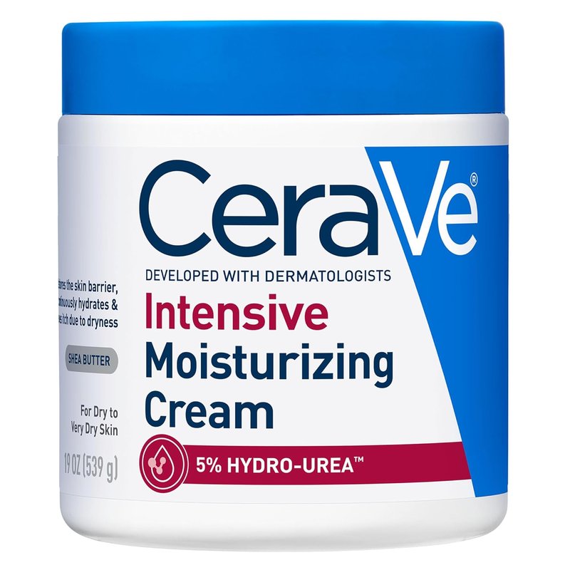 CeraVe Intensive Moisturizing Cream - 72H Hydration & Shea Butter Body Lotion for Extremely Dry Skin, 19oz
