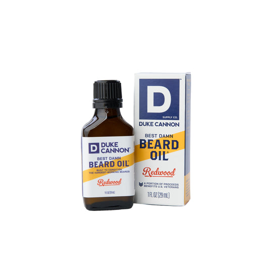 Duke Cannon Beard Oil for Men – 1oz | Beard Care & Grooming | Softens, Conditions & Promotes Healthy Beard