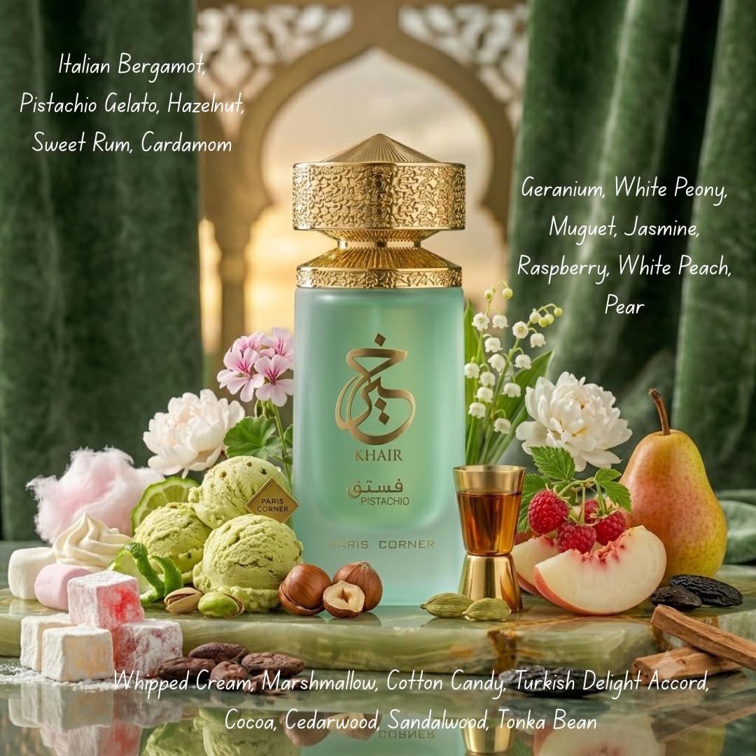 Paris Corner Khair - Pistachio for Unisex - 3.4 oz EDP Spray