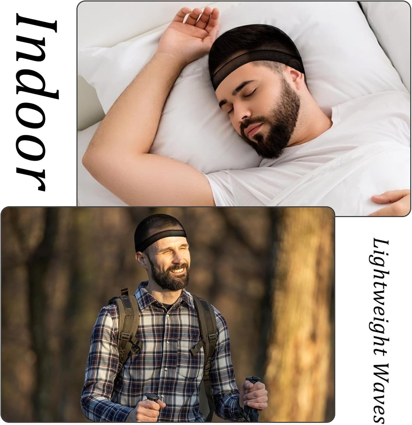 Silky Stocking Cap - Breathable Wave Cap for Men | Soft Stretchy Sleeping Beanie