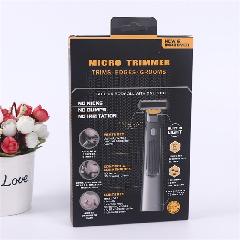 Men's Foil Shavers, Hybrid Electric Razor and Beard Trimmer for Men with 4-in-1 Face Stubble Comb and Body Hair Trimmer Kit、Razor for Men、Rechargeable, Wet & Dry Foil Shaver for Men