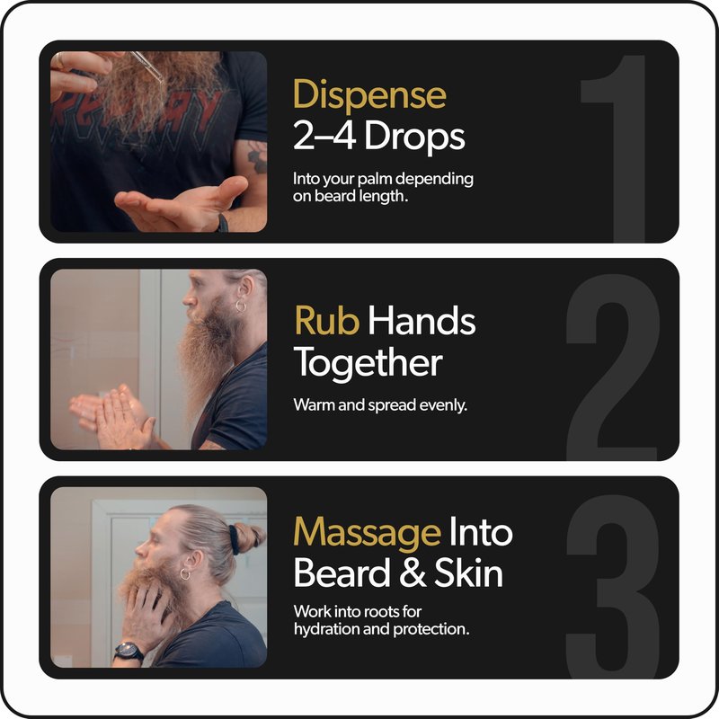 The Beard Struggle Tonic + Elixir Beard Oil Bundle - Silver Collection - Grooming Beard Oil - Softens, Moisturizers, and Strengthens Beard Growth - Pack of 2, Alfheim's Forests