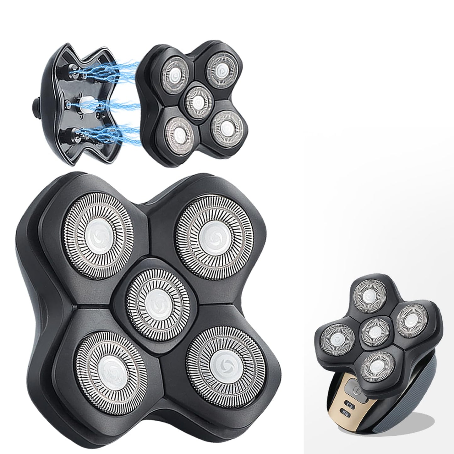 Universal Magnetic 5 Blade Replacement Heads for Freebird and Other Brands