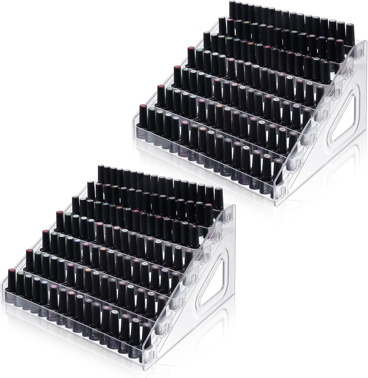 Essential Oils & Nail Polish Organizer - 7-Tier Acrylic Display Rack | Multi-Use for Makeup & Sunglasses