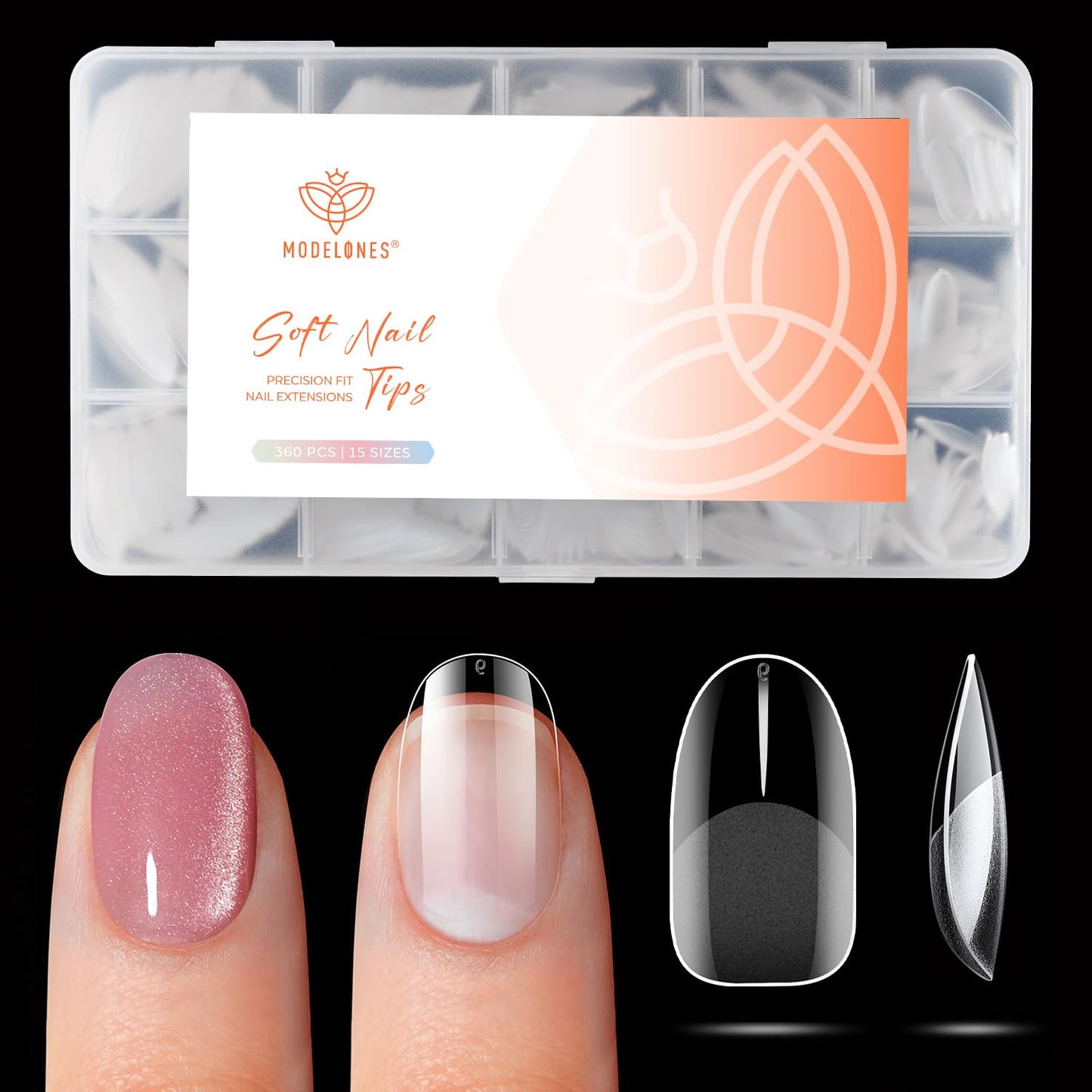 Rhinestone Nail Gem Glue - Super Strong No Wipe Adhesive with Dual-Use Brush | 2×5 ml