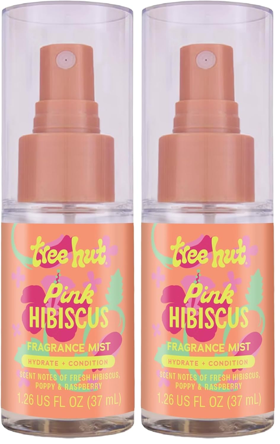 Tree Hut Vanilla Hair & Body Mist - Hydrating Alcohol-Free Spray with Vanilla, Sandalwood & Coconut | 6 Fl Oz