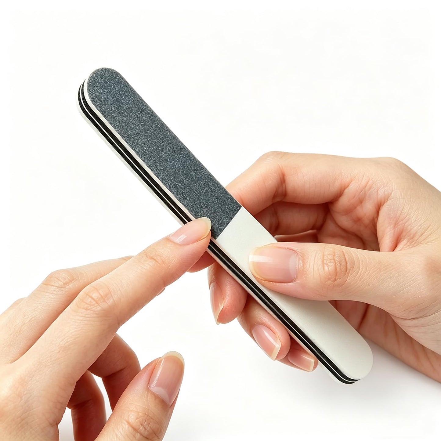 15 PCS 3 Way Nail File and Buffer,3 in One Nail Buffer that Shapes, Nail File Manicure Tools for Poly Nail Extension Gel and Acrylic Nails Tools Suit for Home Salon