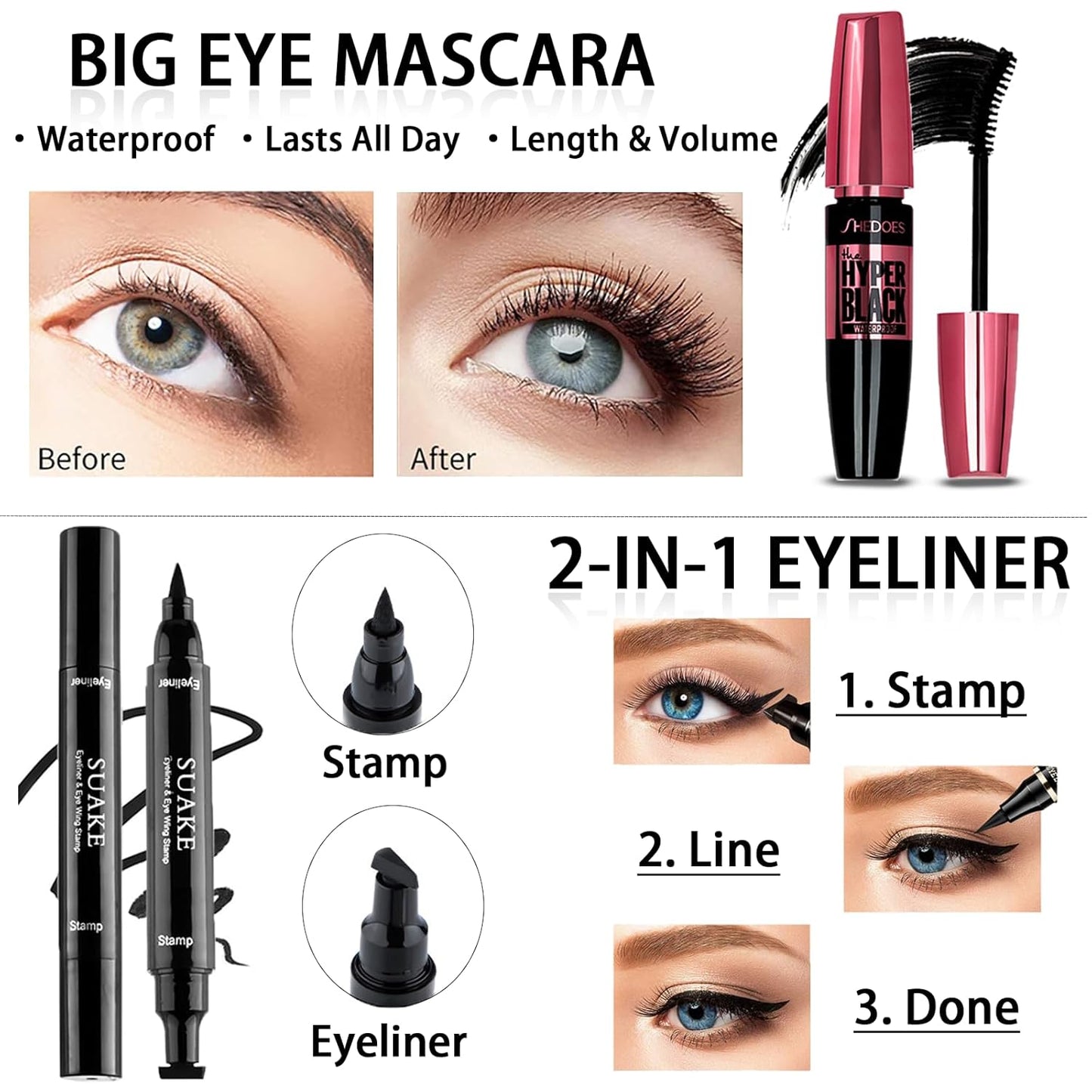 Makeup Kit for Women | 12-Color Eyeshadow, Foundation & Lipsticks - Complete Makeup Set for Teens & Adults