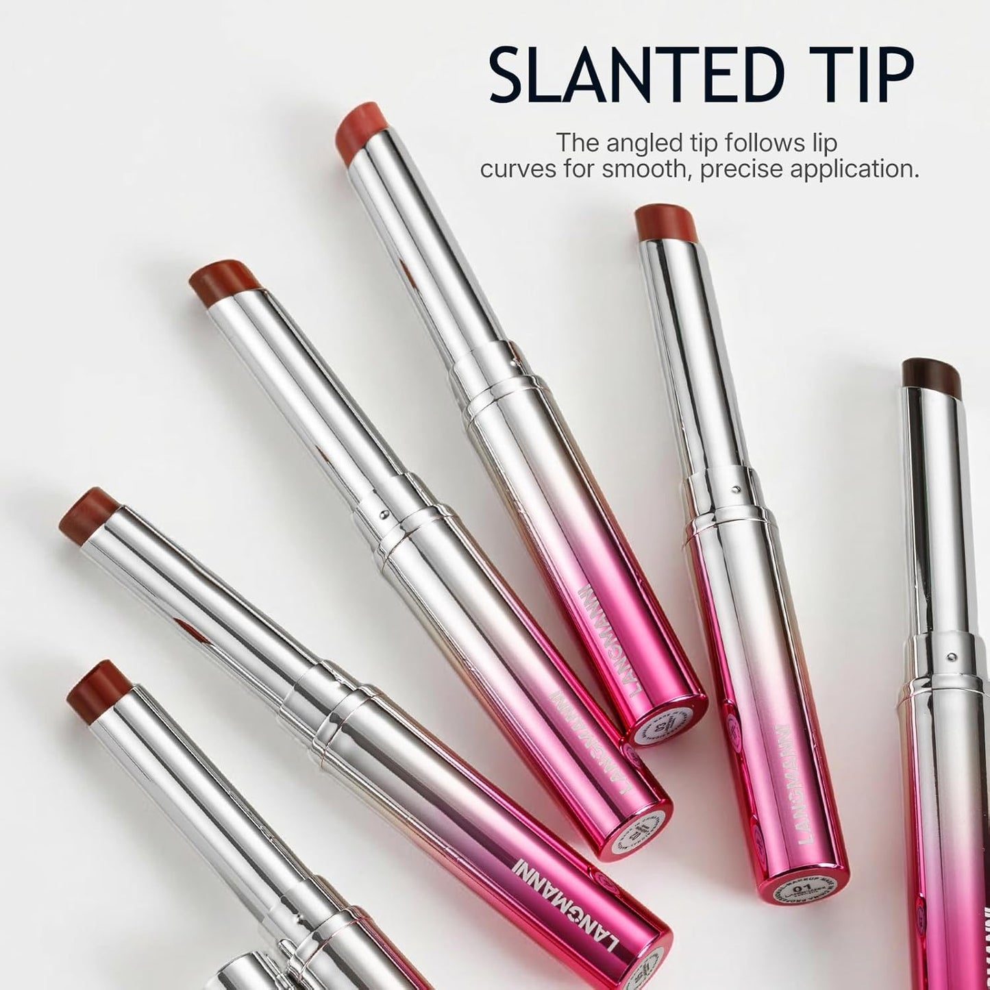 Tinted Lip Balm Lipstick Set - Sheer Hydrating Color & Nourishing Care | Universal Shades for All Skin Tones (Blush Nude & Dusty Plum)
