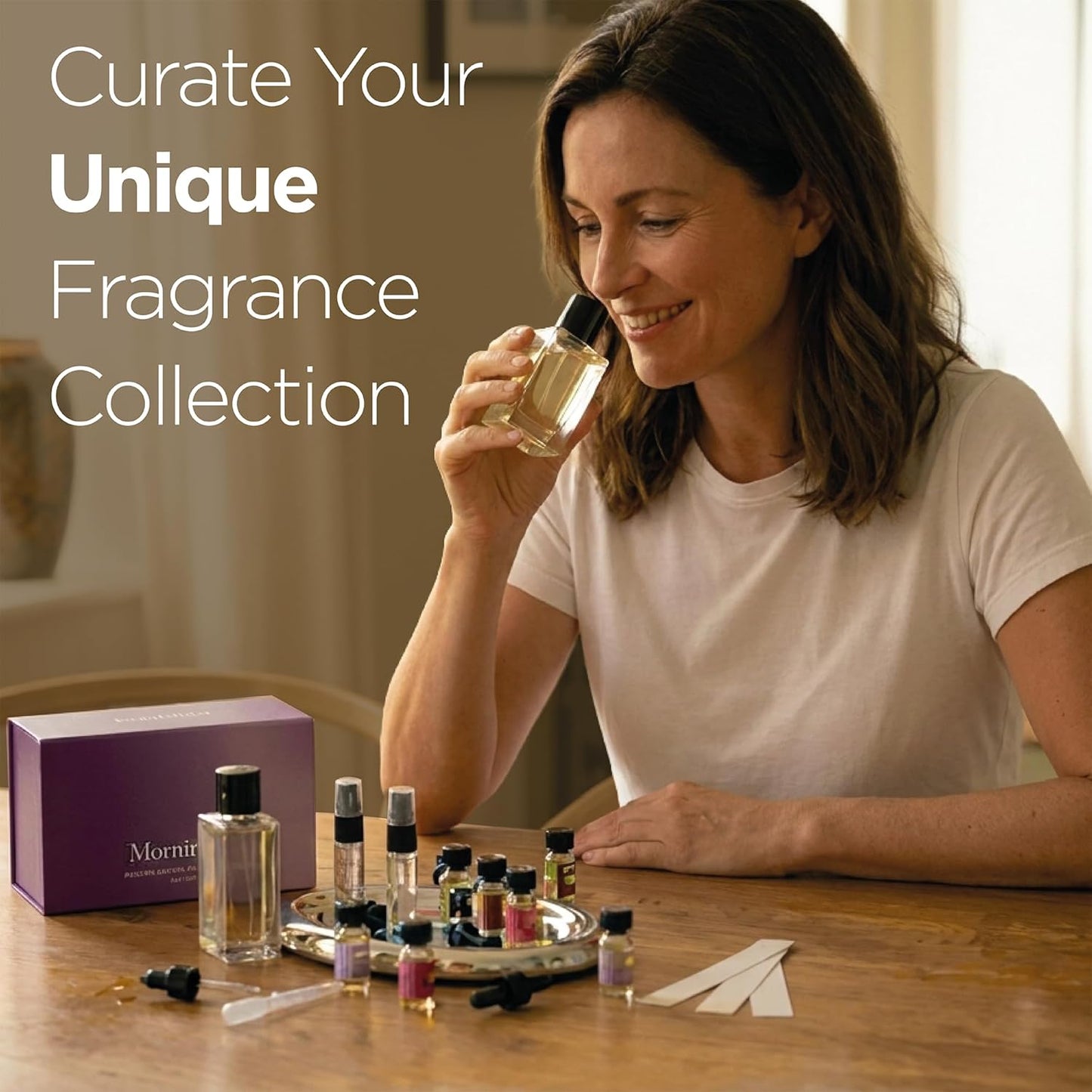 DIY Perfume Making Kit - Create Custom Scents for Men & Women | 14 Ingredients, Bottles & Guide Included