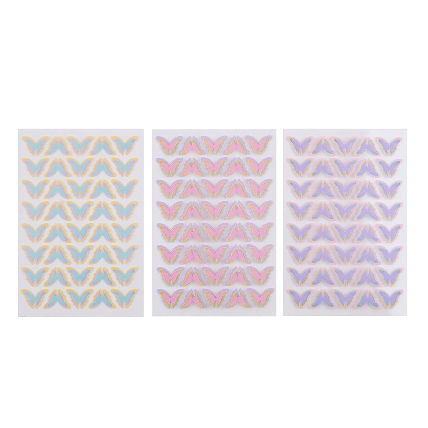 Hydrocolloid Pimple Patches - 96pc Blemish Patch Set with Salicylic Acid | Cute Butterfly Designs in Pink, Purple & Teal for Kids & Teens