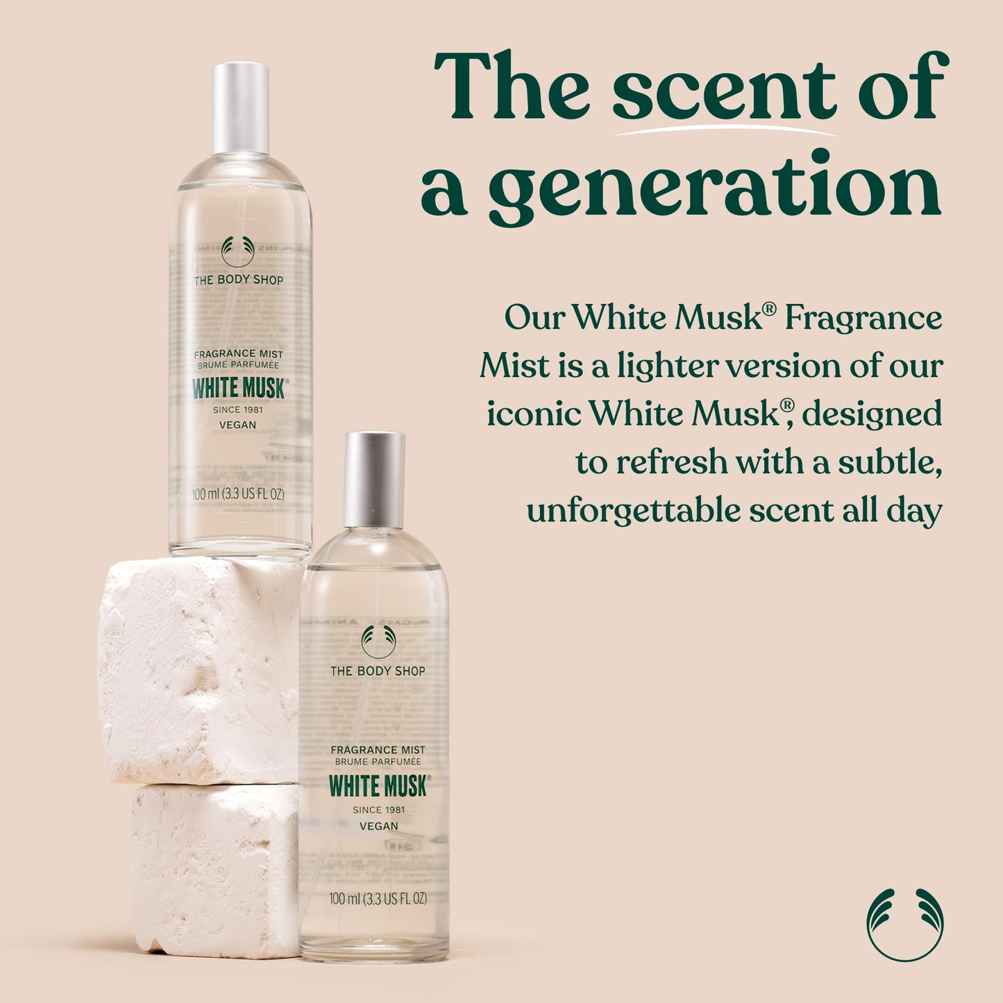 The Body Shop White Musk Body Mist | Lightweight, Refreshing, 3.3 Fl Oz