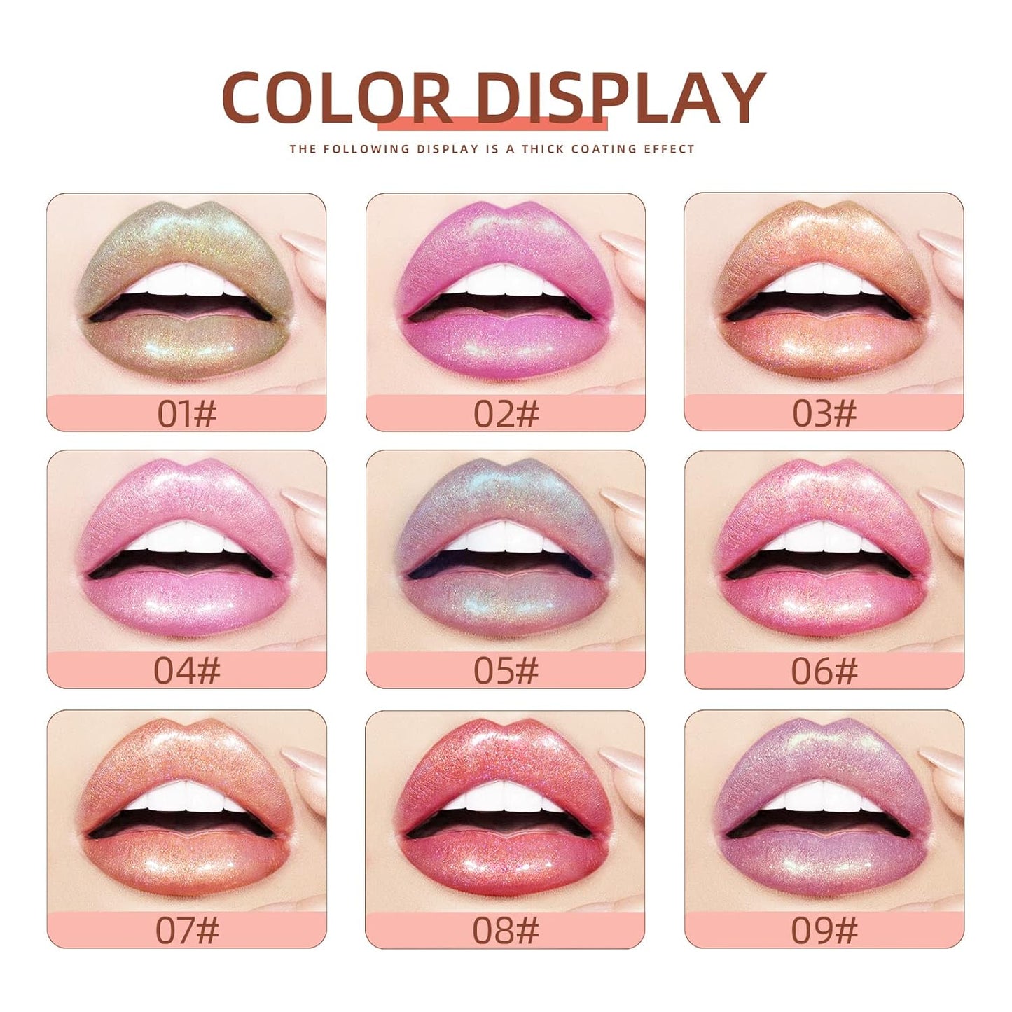 Shimmery Lip Gloss Set for Girls & Teens | Long-Lasting, Moisturizing Formula | Glossy Finish
