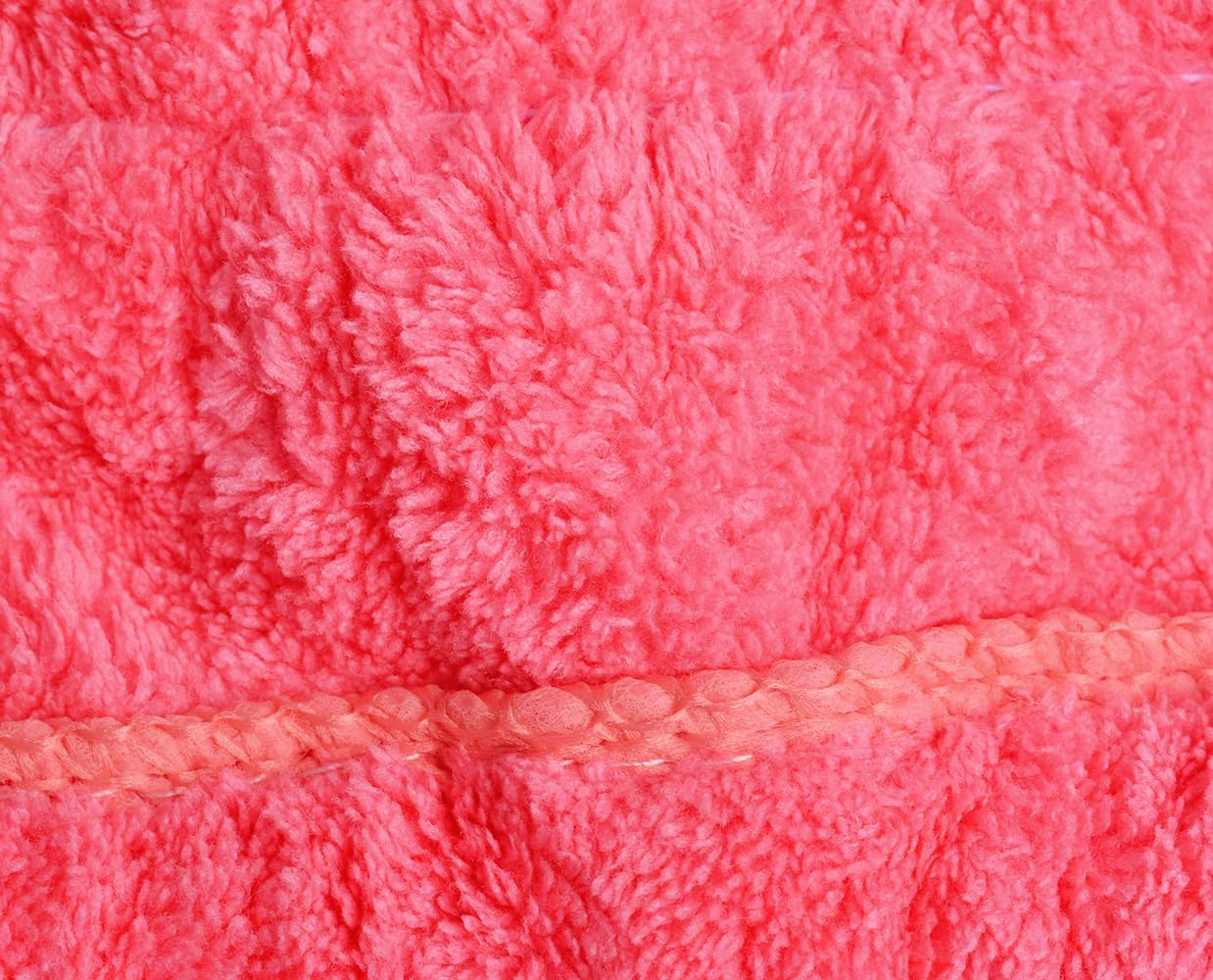 MAYOUTH Microfiber Hair Drying Towels for Kids Head wrap with Bow-Knot Shower Cap Hair Turban hairWrap Bath Cap for Curly Long & Wet Hair Gift for Little Girls, Kids Shower Cap (Red)